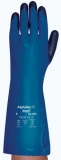 Manusi de protectie Alphatech Ansell, impotriva riscurilor chimice, albastru